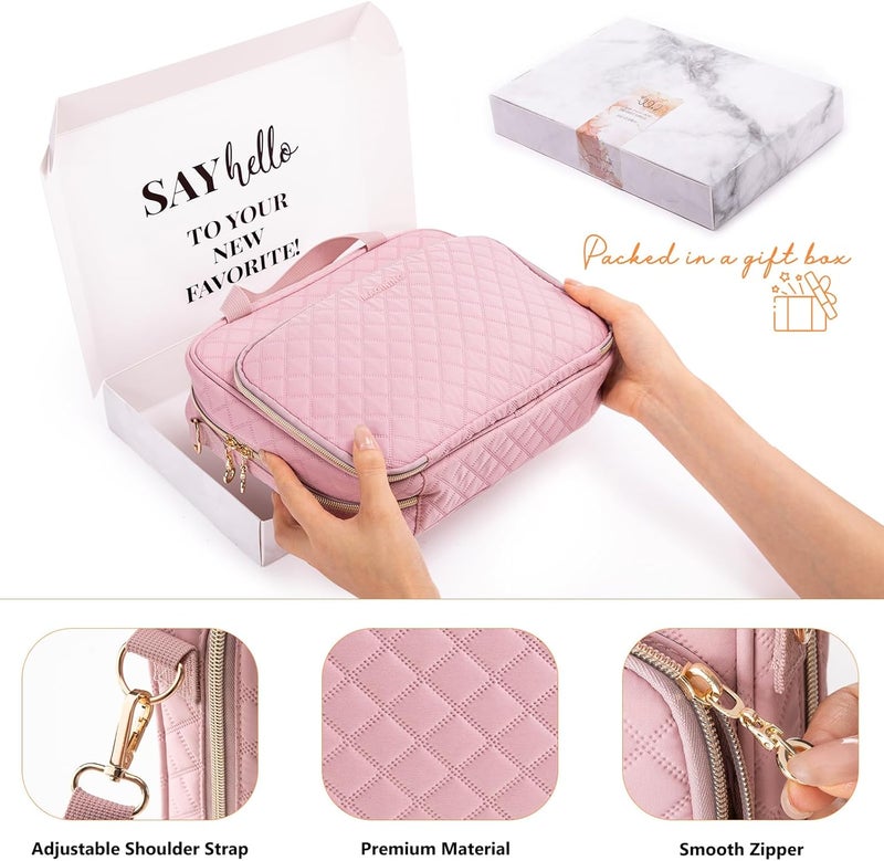 IMAGINING Large Bible Case with Bible Cover for Women - Bible Carrying Case with Shoulder Strap - Bible Bag Packed in Gift Box - Bible Carrier with Pockets for Bible Study Suppliers - Bible Gift Girls - Image 4